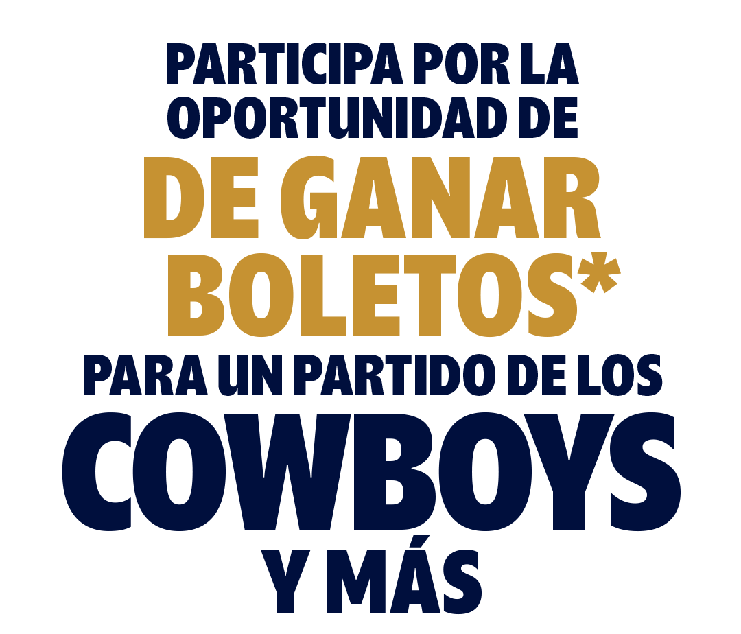 Participa por la oportunidad de ganar 