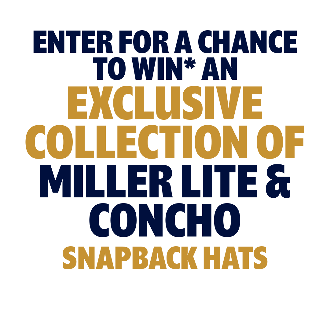 Enter for a chance to win Miller Merch
